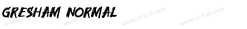 Gresham Normal字体转换